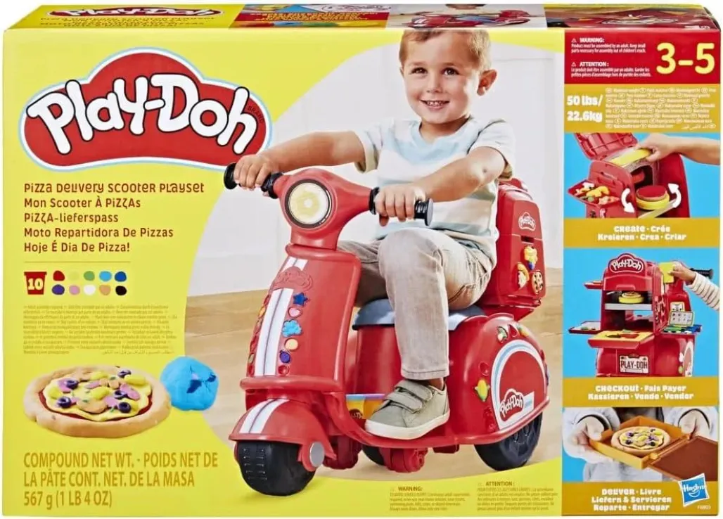 Hasbro Play Doh - Pizza Delivery Scooter Playset F8803