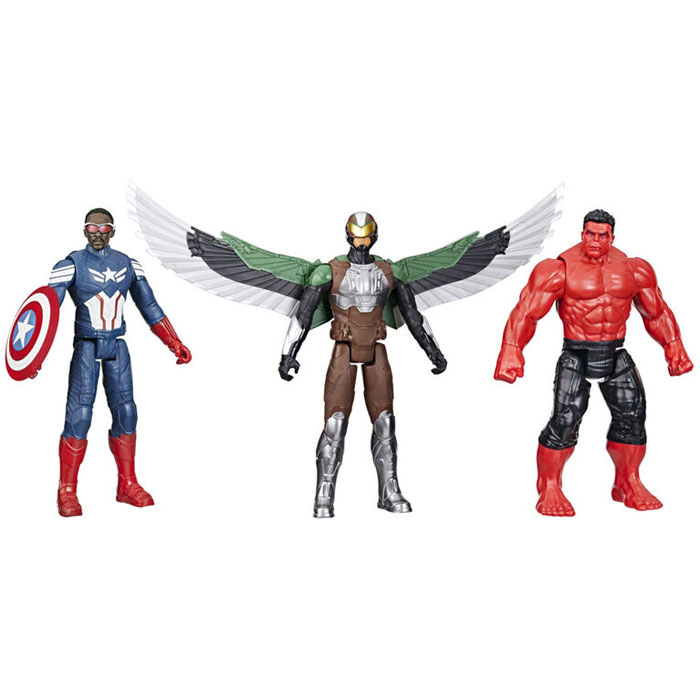 Hasbro - Marvel Avengers, Captain America Brave New World Titan Hero Series 3 30εκ F9295 Hasbro - Marvel Avengers, Captain America Brave New World Titan Hero Series 3 30εκ F9295