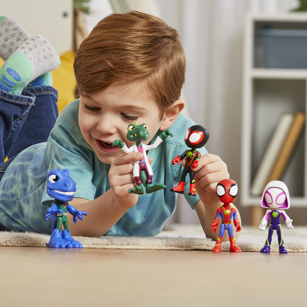 Hasbro - Marvel Spidey & His Amazing Friends, Dino Heroes & Lizard Set F9483 Hasbro - Marvel Spidey & His Amazing Friends, Dino Heroes & Lizard Set F9483