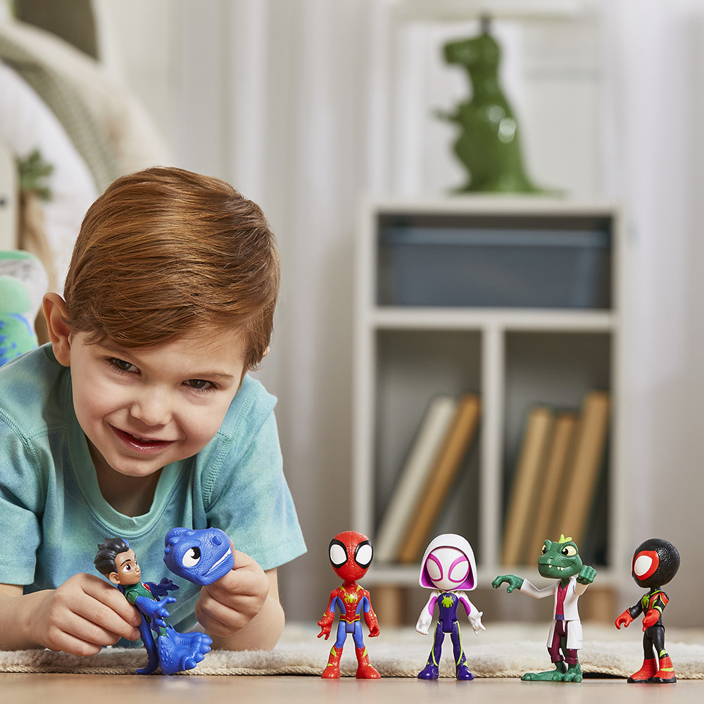 Hasbro - Marvel Spidey & His Amazing Friends, Dino Heroes & Lizard Set F9483 Hasbro - Marvel Spidey & His Amazing Friends, Dino Heroes & Lizard Set F9483