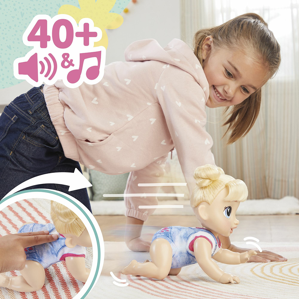 Hasbro Baby Alive - Crawl 'N Play, Harper Hugs F9709
