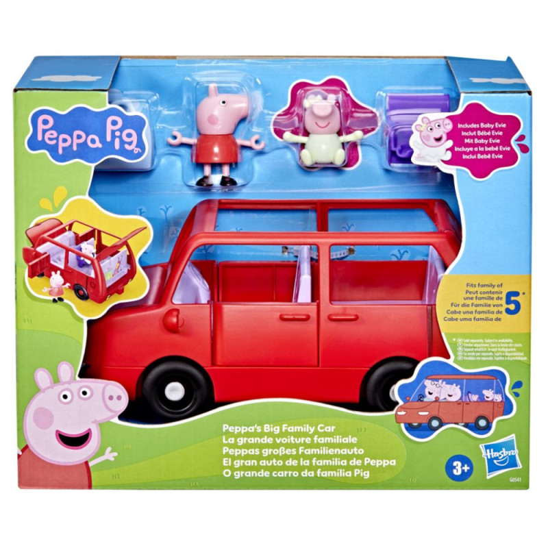 Hasbro - Peppa Pig, Peppa΄s Big Family Car G0541