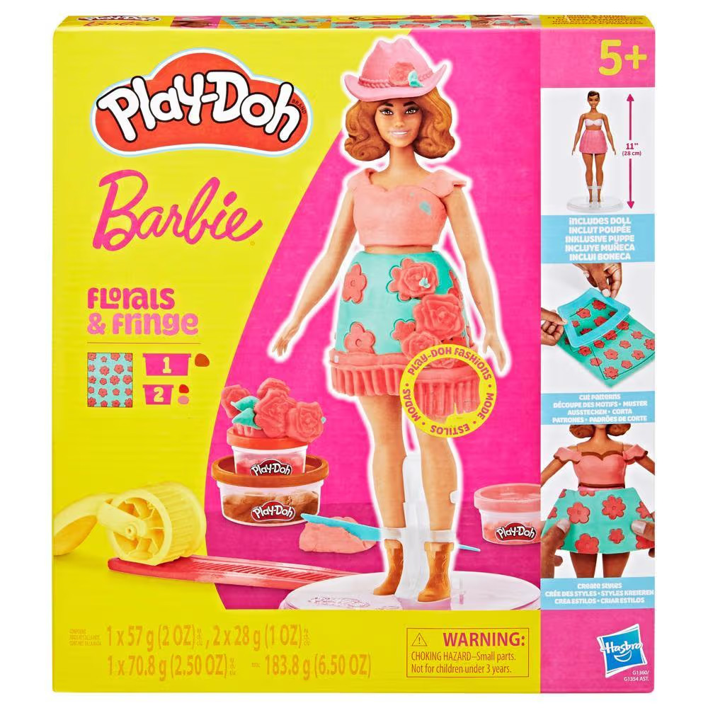 Hasbro Play Doh - Barbie, Florals And Fringe G1360 (G1354)