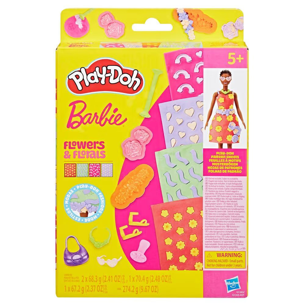 Hasbro Play Doh - Barbie, Flowers And Florals G1363