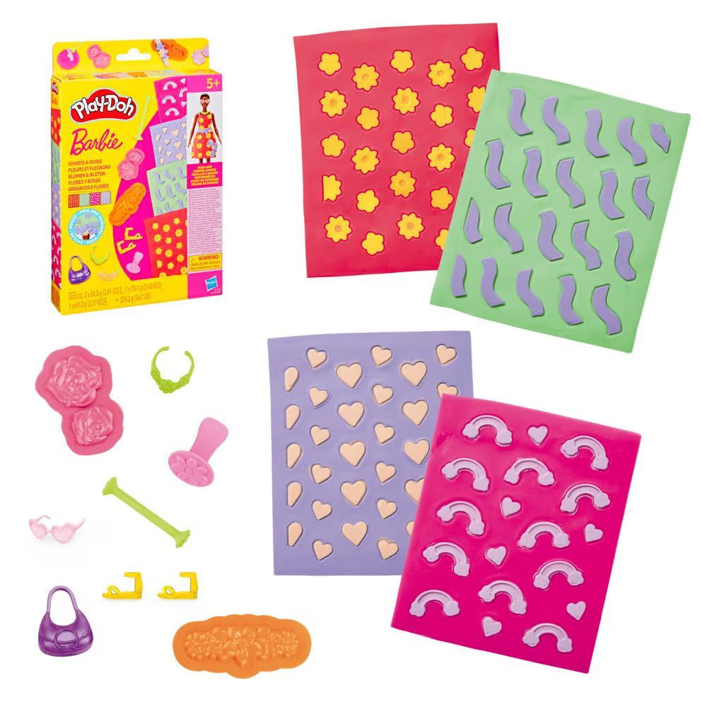 Hasbro Play Doh - Barbie, Flowers And Florals G1363