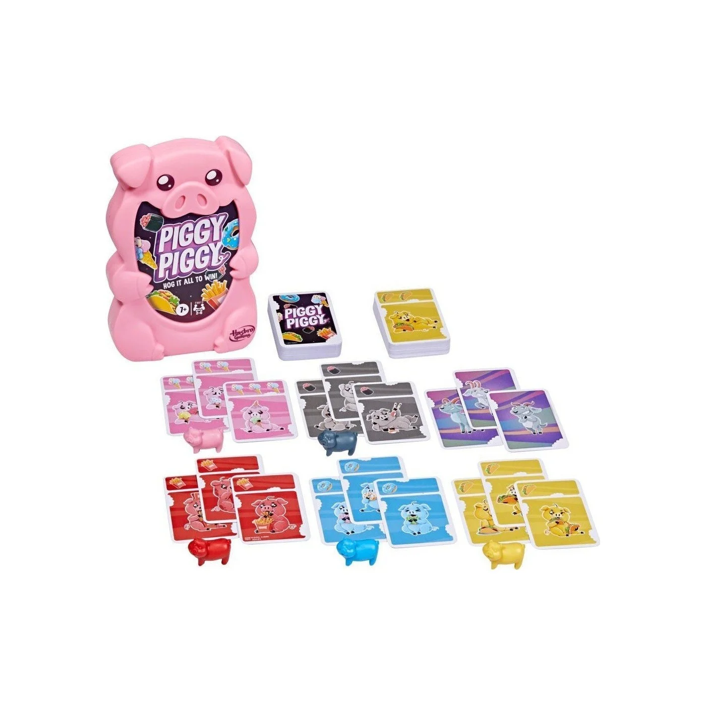 Hasbro - Gaming Piggy Card Game Family F8819