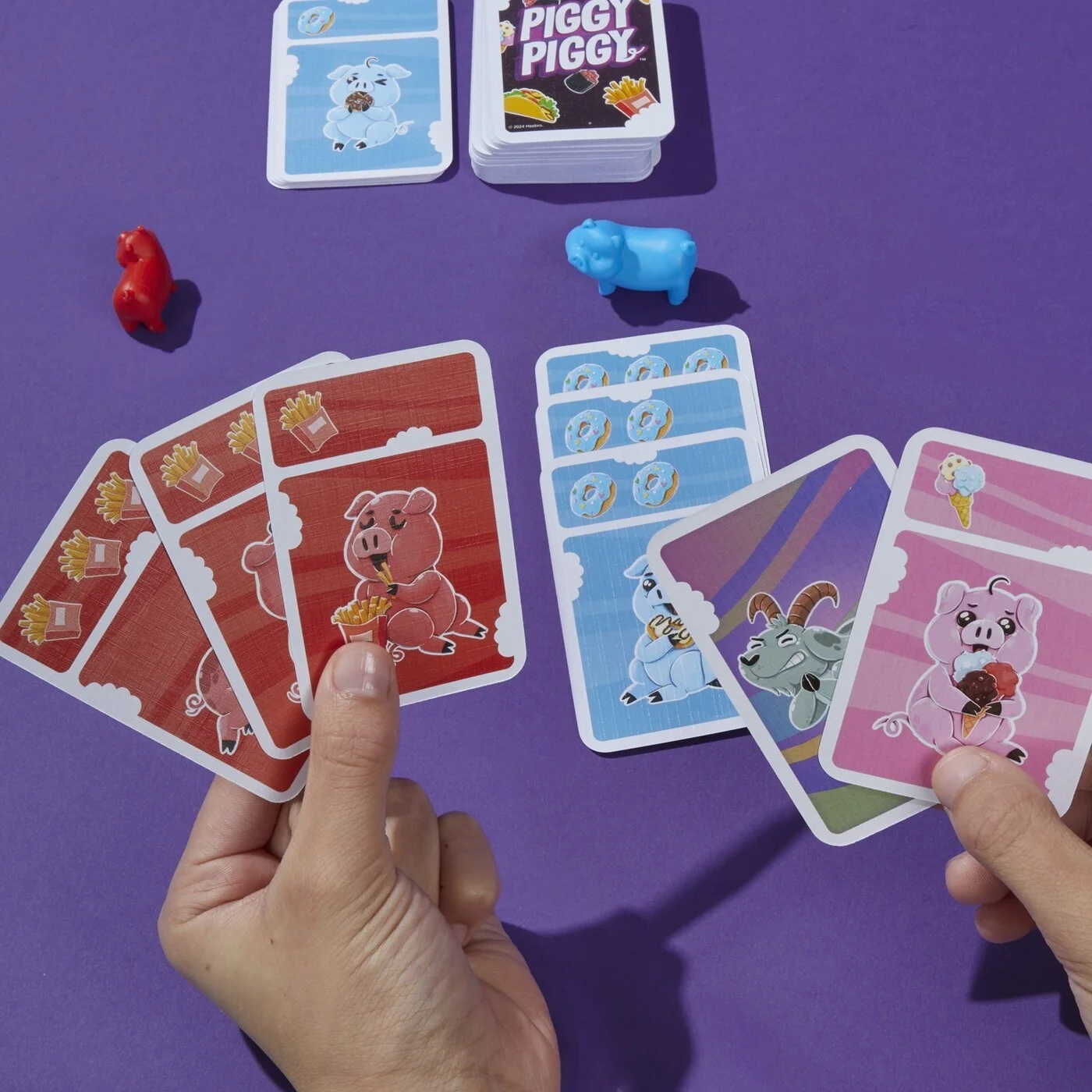 Hasbro - Gaming Piggy Card Game Family F8819