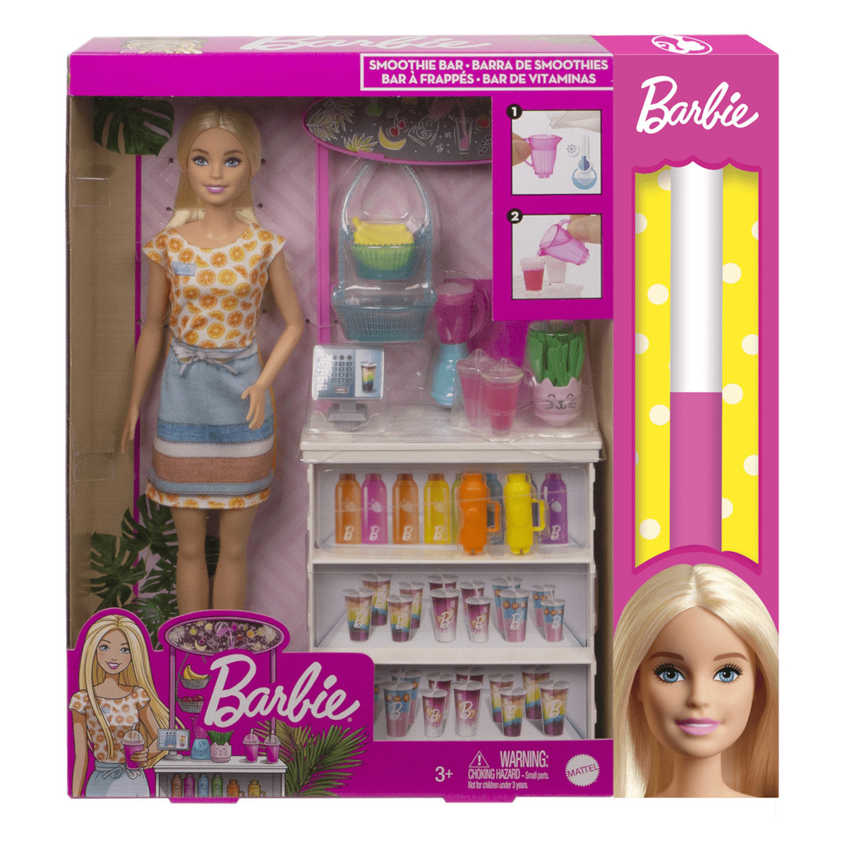 Παιχνιδολαμπάδα Mattel Barbie - Wellness, Smoothie Bar GRN75