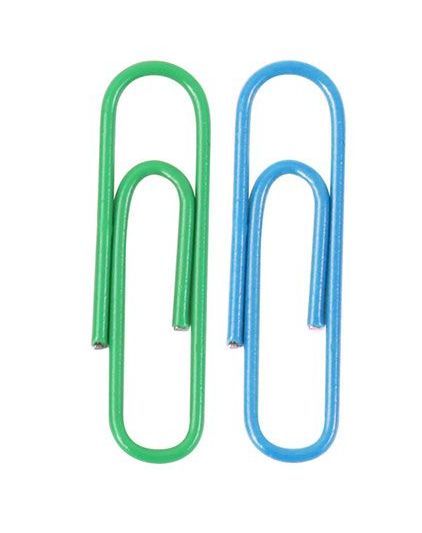 Foska - Συνδετήρες Χρωματιστοί 28mm Σε Blister Foska Με Συρμάτινη Βάση - 100 τμχ HD3005