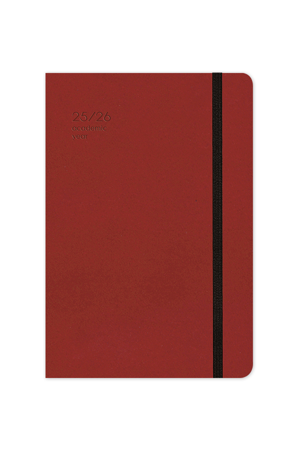 Adbook - Ακαδημαϊκό Ημερολόγιο Handy, Ημερήσιο 2025-2026 14x21cm, Red HM-9234-52 Adbook - Ακαδημαϊκό Ημερολόγιο Handy, Ημερήσιο 2025-2026 14x21cm, Red HM-9234-52