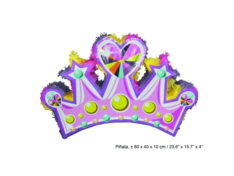 Funny Fashion - Πινιάτα Princess Crown 60x40x10 εκ. 66358