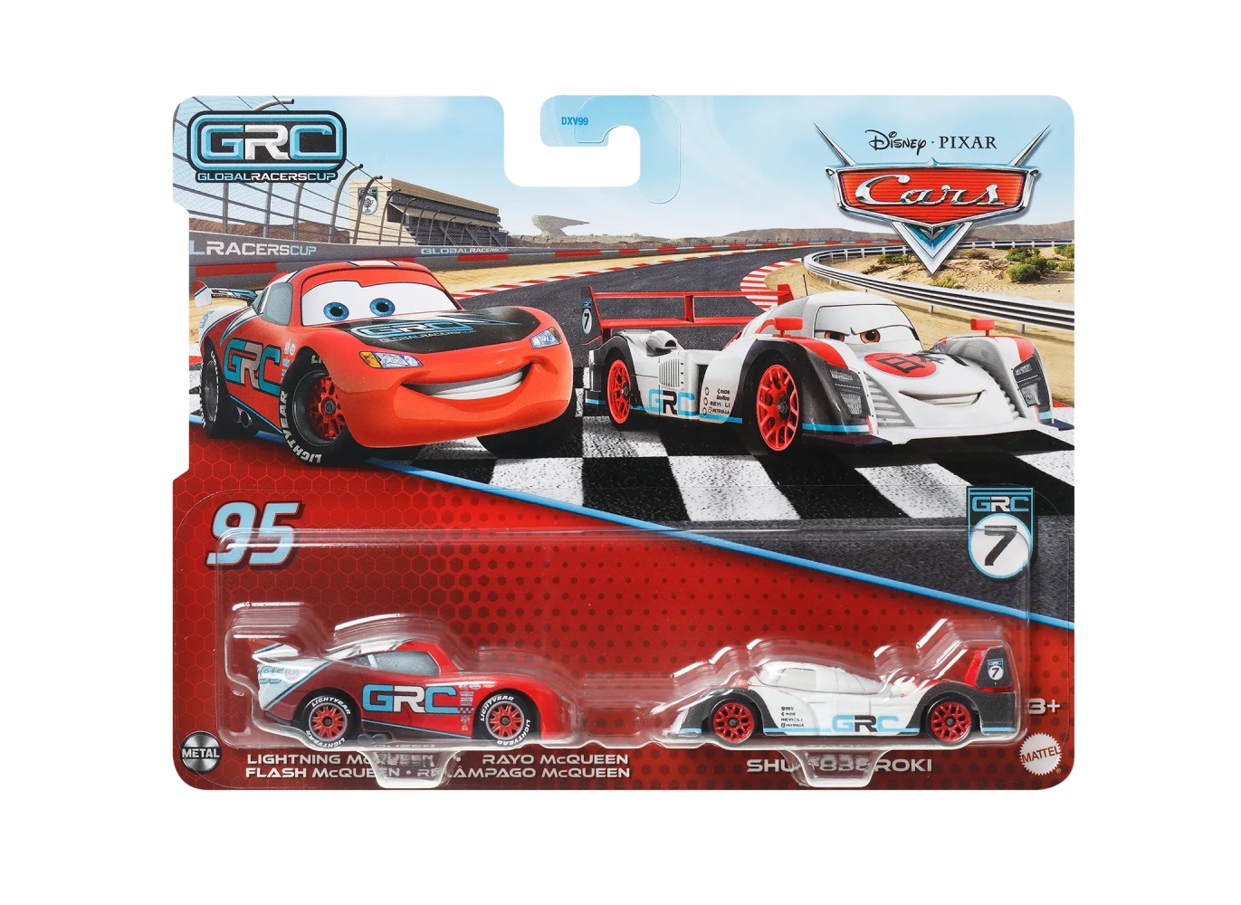 Mattel Cars - Σετ Με 2 Αυτοκινητάκια, Lightning Mcqueen & Shu Todoroki HTX12 (DXV99)