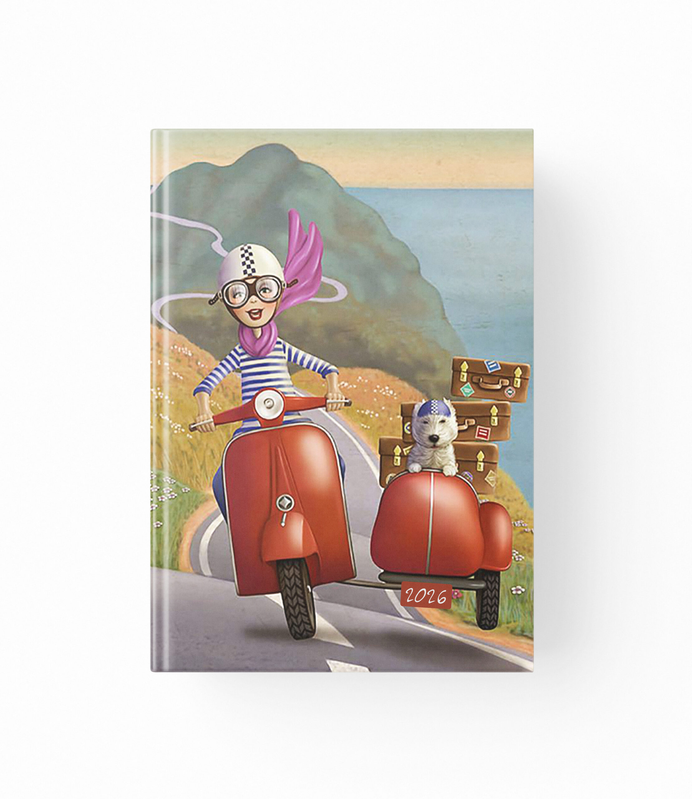 Υδρόγειος - Ημερήσιο Ημερολόγιο Hydro@rt 2026, Vespa 10x14 0374