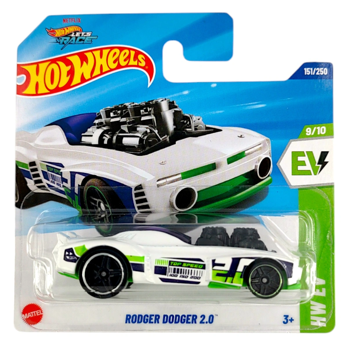 Mattel Hot Wheels - Αυτοκινητάκι HW EV, Rodger Dodger 2.0 (9/10) HYY86 (5785)