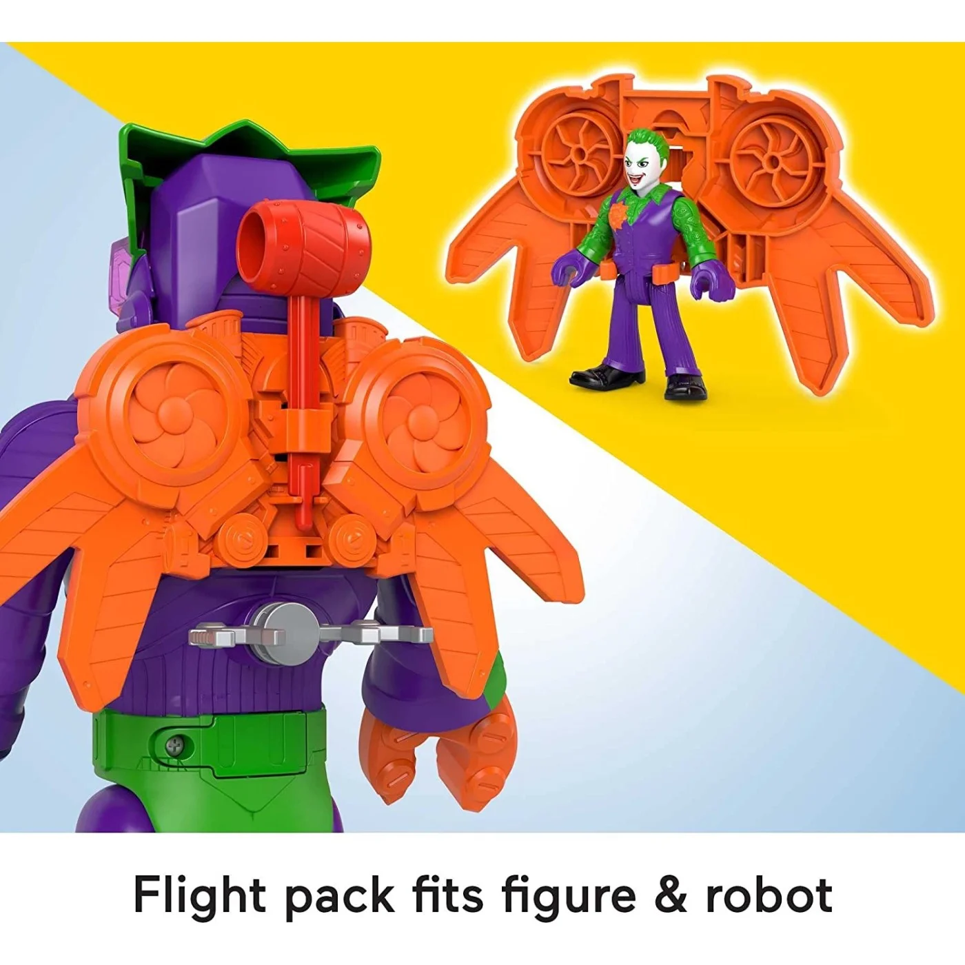 Fisher Price - Imaginext Dc Super Friends Batman - Toys Laffbot Robot Joker με Ήχους και Φως HKN47 (HMK87)