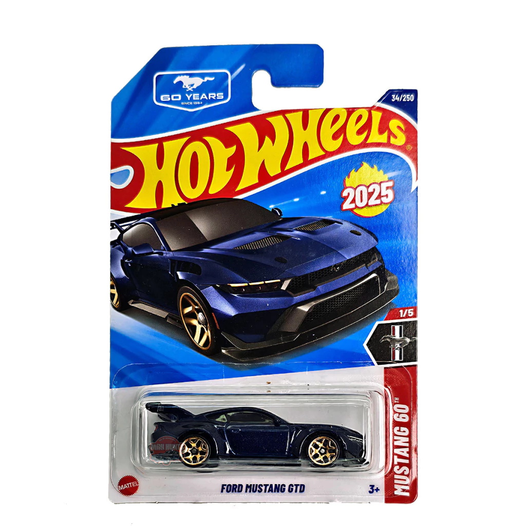 Mattel Hot Wheels - Αυτοκινητάκι Mustang 60, Ford Mustang GTD (1/5) JBB93 (5785) Mattel Hot Wheels - Αυτοκινητάκι Mustang 60, Ford Mustang GTD (1/5) JBB93 (5785)