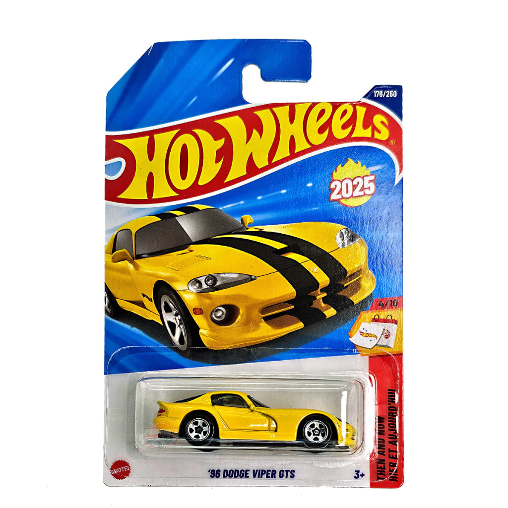 Mattel Hot Wheels - Αυτοκινητάκι Then And Now , ΄96 Dodge Viper GTS (4/10) JBB95 (5785)