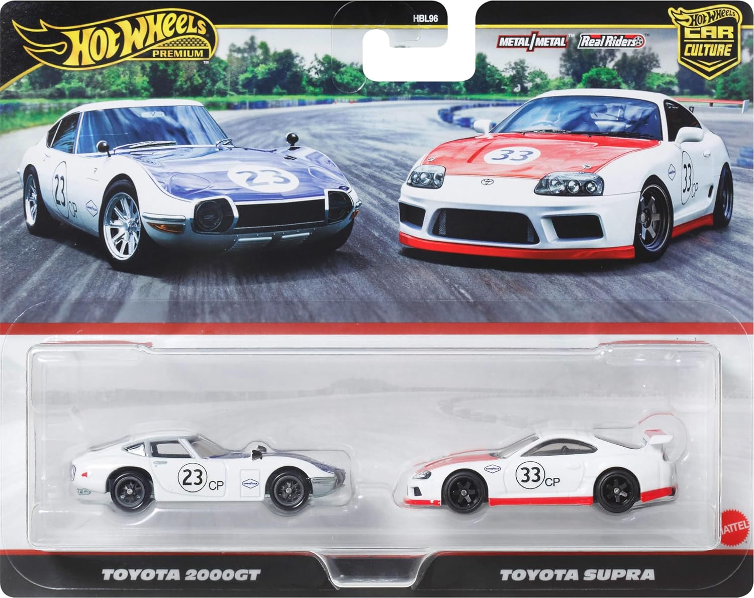 Mattel Hot Wheels Premium - Σετ των 2 - Pack Toyota Supra & Toyota 2000GT JBL03 (HBL96)