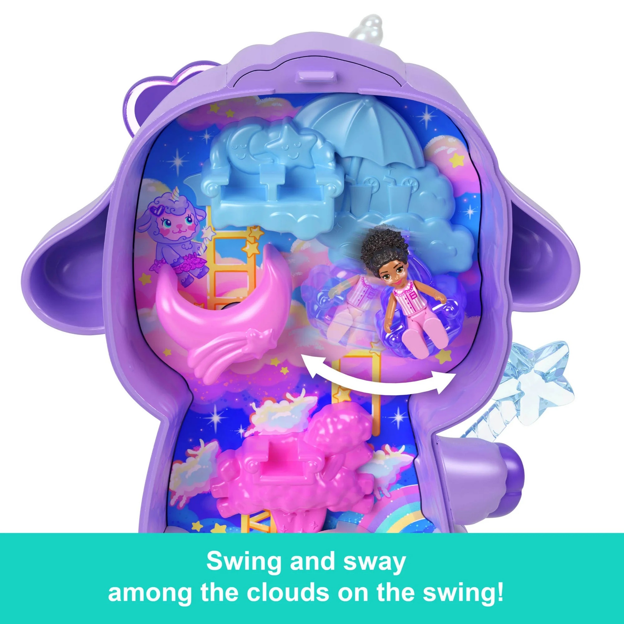 Mattel Polly Pocket - Cozy Dreamland Compact JCB15 (JFG56)