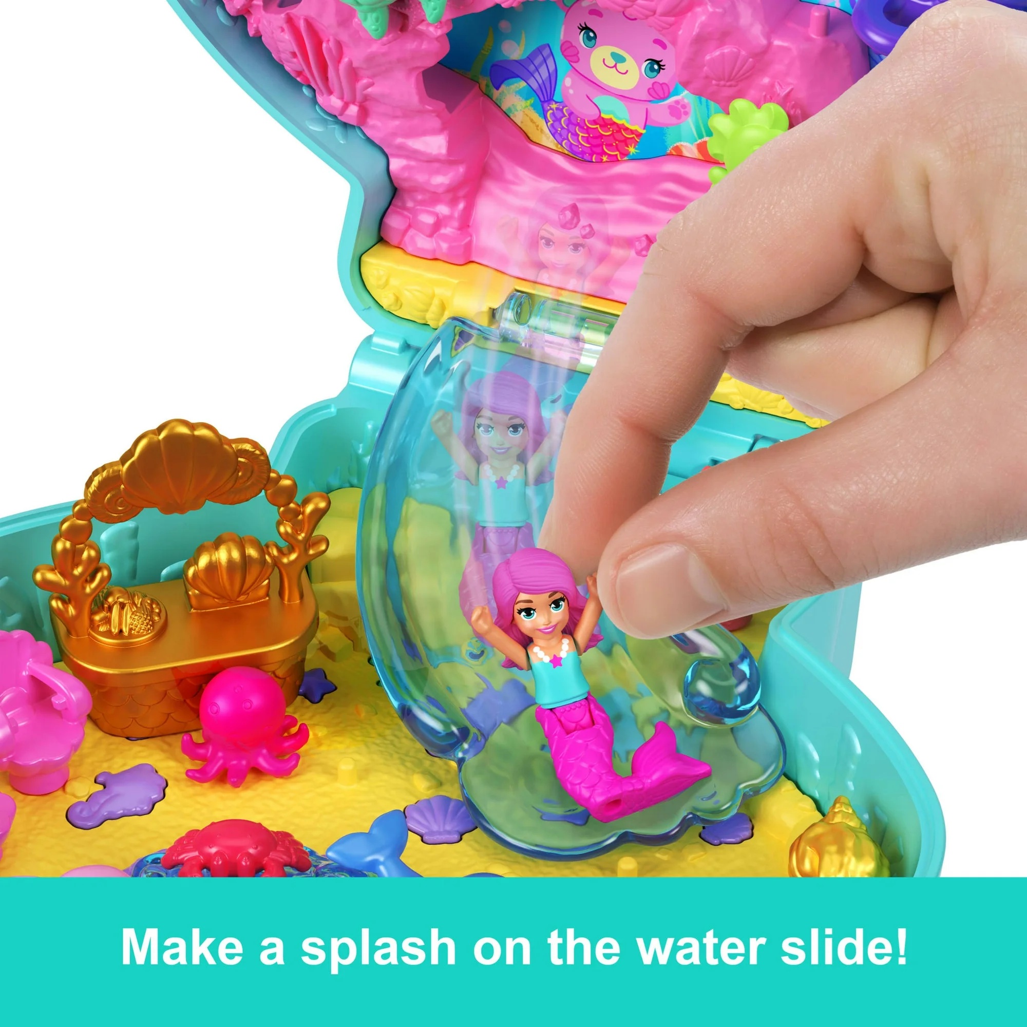 Mattel Polly Pocket - Glitter Island Compact JCB16 (JFG56)