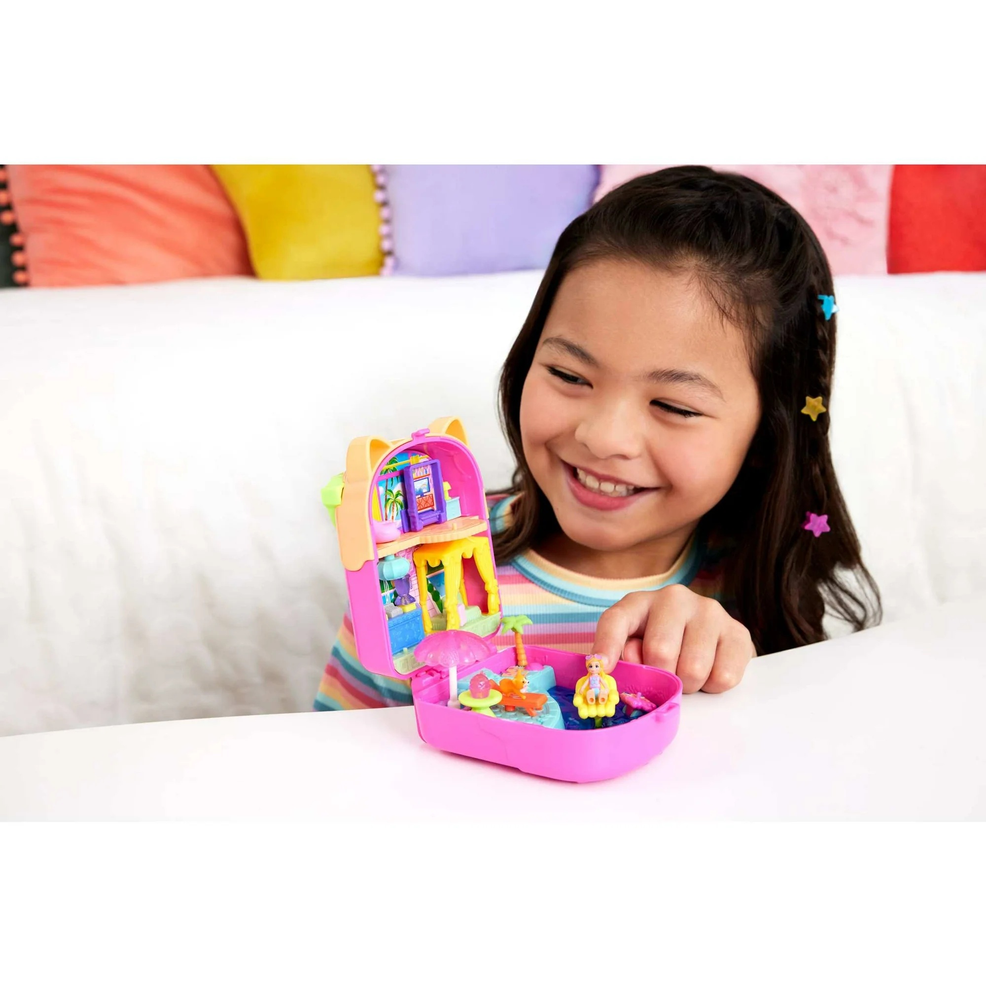Mattel Polly Pocket - Kitty Popsicle Resort Compact JCB17 (JFG56)