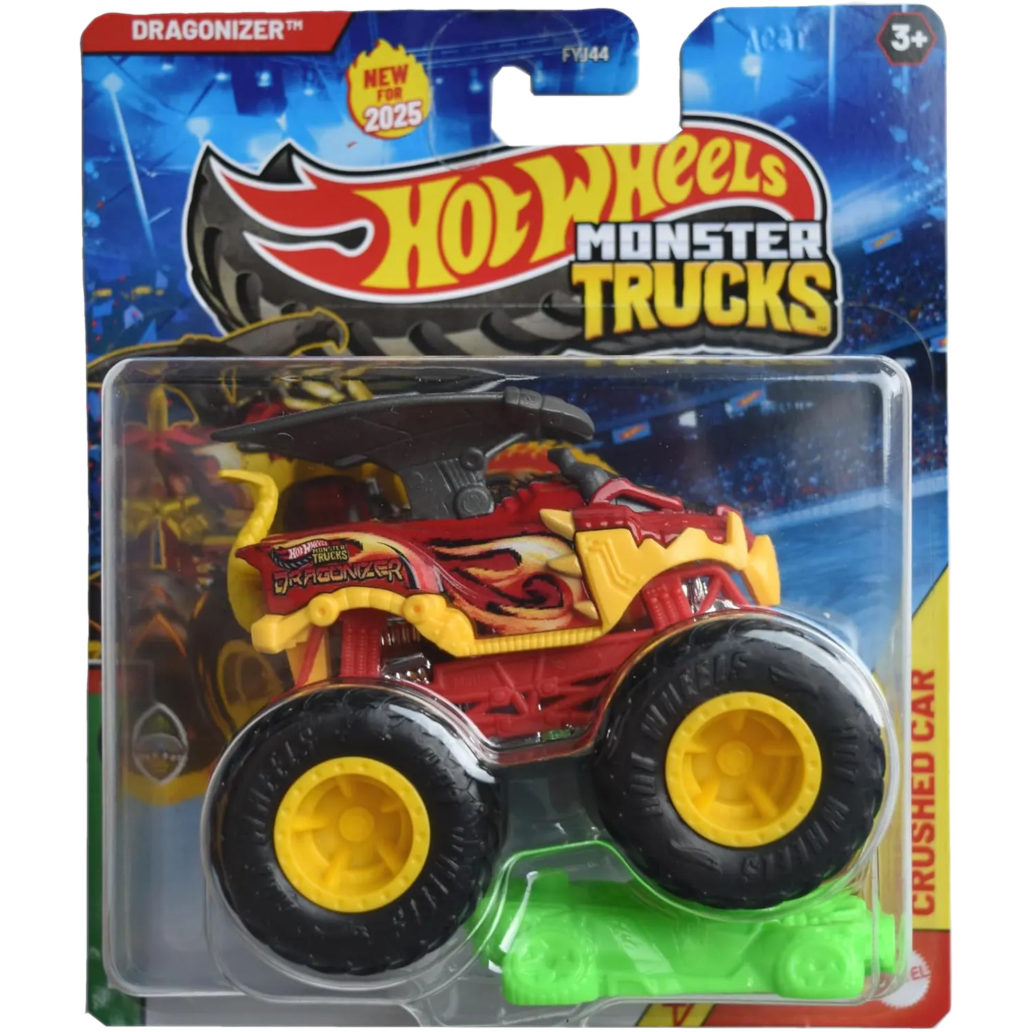 Mattel Hot Wheels - Monster Trucks, Dragonizer (4/6) JCD69 (FYJ44)