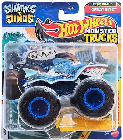 Mattel Hot Wheels - Monster Trucks, Great Bite (3/8) JCD73 (FYJ44)