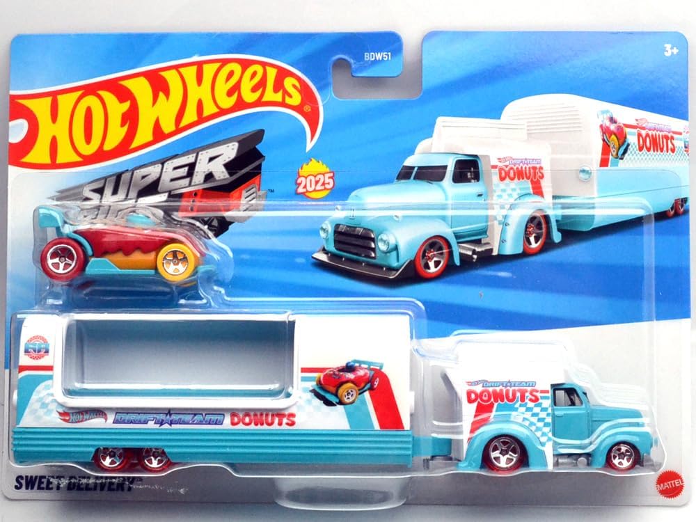 Mattel Hot Wheels - Σούπερ Νταλίκα, Sweet Delivery JCM48 (BDW51)