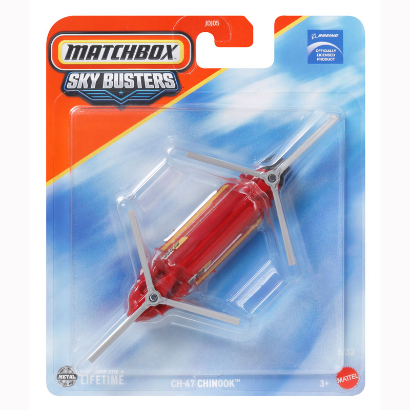 Mattel Matchbox - Αεροπλανάκι Sky Busters, CH-47 Chinook (1/32) JCN08 (JDJ05)