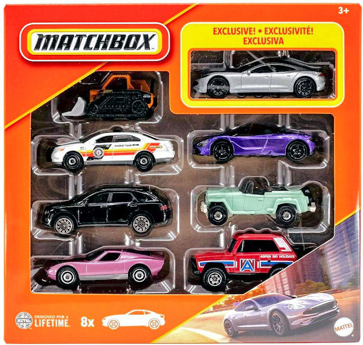 Mattel Matchbox - Αυτοκινητάκια Σετ Των 8 JCT86 (HVR81)