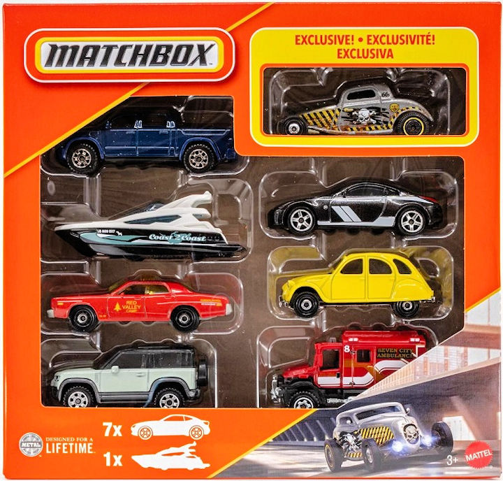 Mattel Matchbox - Αυτοκινητάκια Σετ Των 8 JCT90 (HVR81)