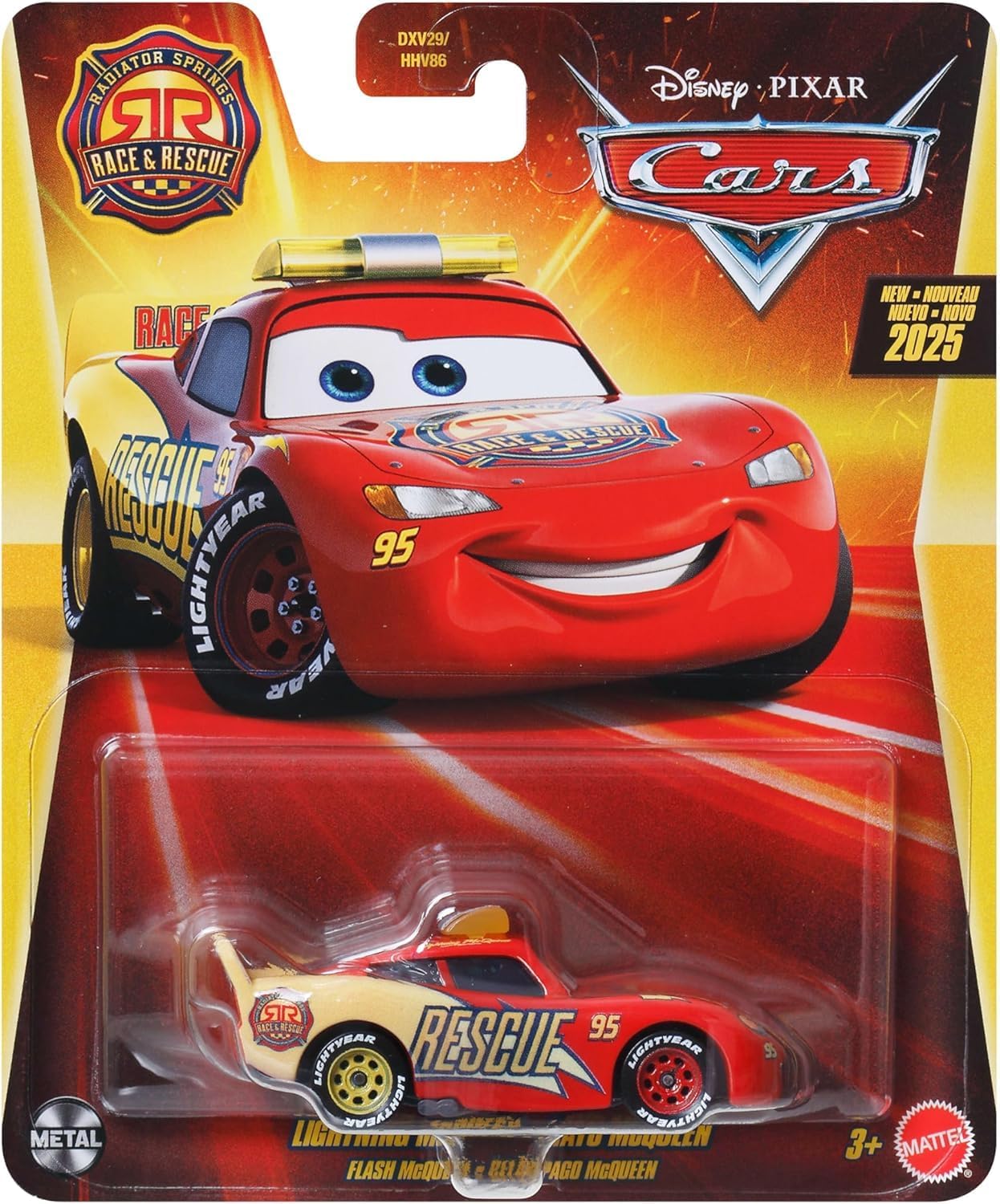 Mattel Cars - Αυτοκινητάκι, Lighnting McQueen - Flash McQueen JDG59 (DXV29) Mattel Cars - Αυτοκινητάκι, Lighnting McQueen - Flash McQueen JDG59 (DXV29)