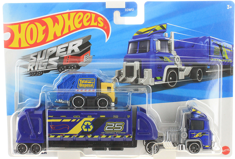 Mattel Hot Wheels - Σούπερ Νταλίκα, Trash Basher JDJ59 (BDW51)
