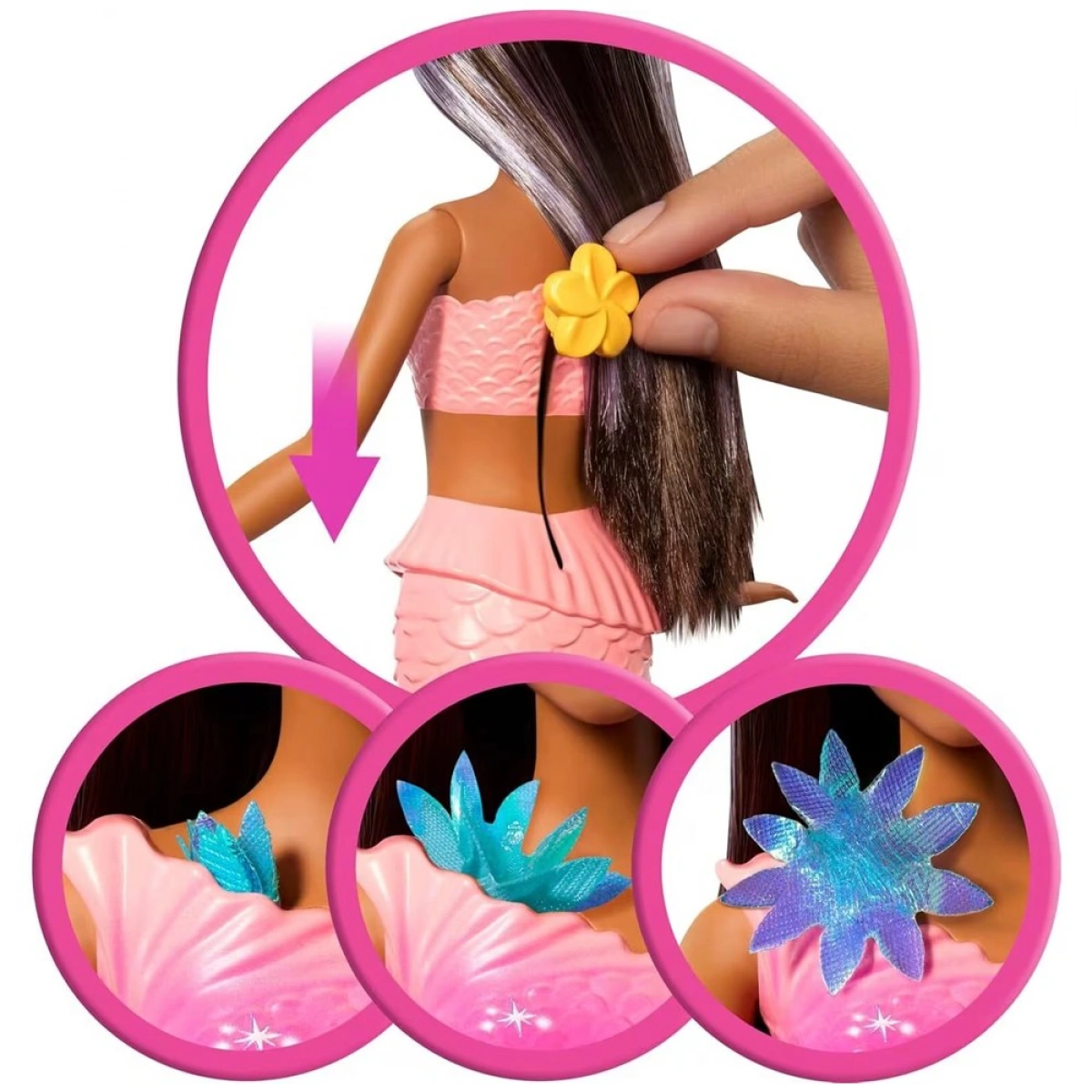 Mattel Barbie - Flower Magic Mermaid JDM73 (JDM71)