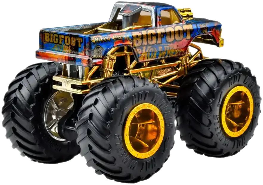 Mattel Hot Wheels - Monster Trucks, 50 Bigfoot Trophy Champions , Bigfoot JDV97 (JDV96)