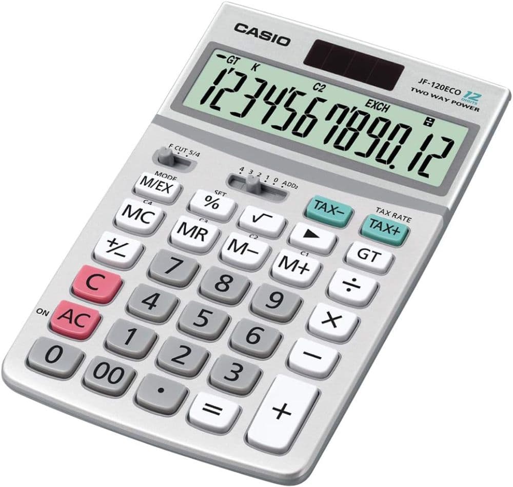 Casio - Αριθμομηχανή JF-120ECO Casio - Αριθμομηχανή JF-120ECO