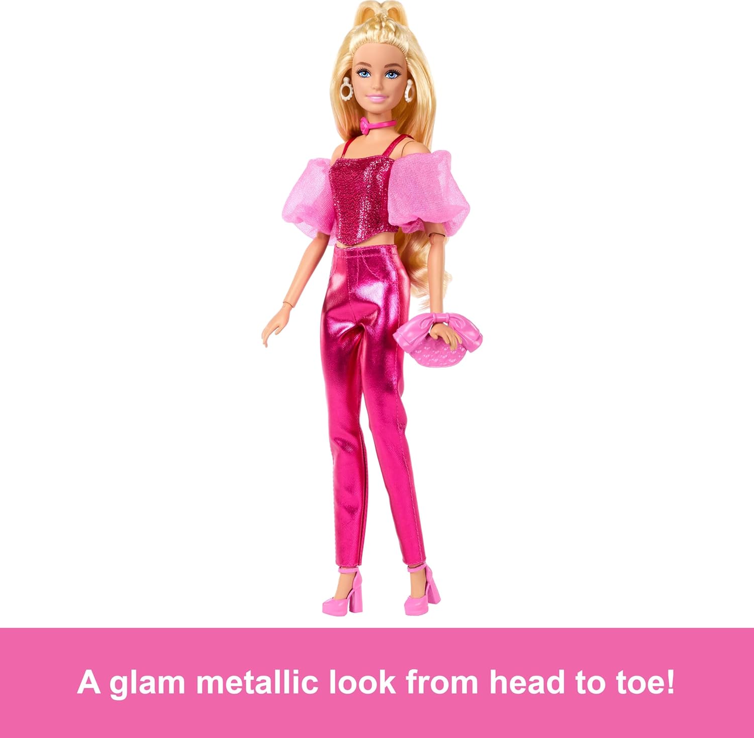 Mattel Barbie - Deluxe Style Metallic Pink JFP40