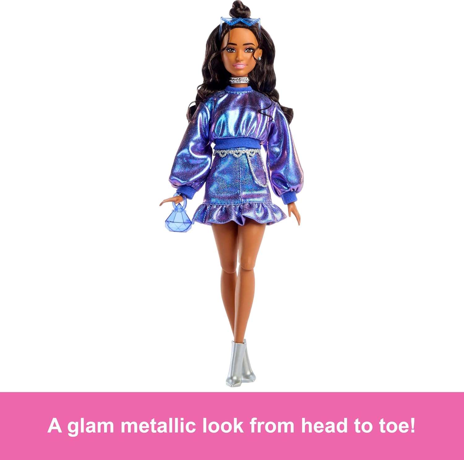 Mattel Barbie - Deluxe Style Metallic Blue JFP42 Mattel Barbie - Deluxe Style Metallic Blue JFP42