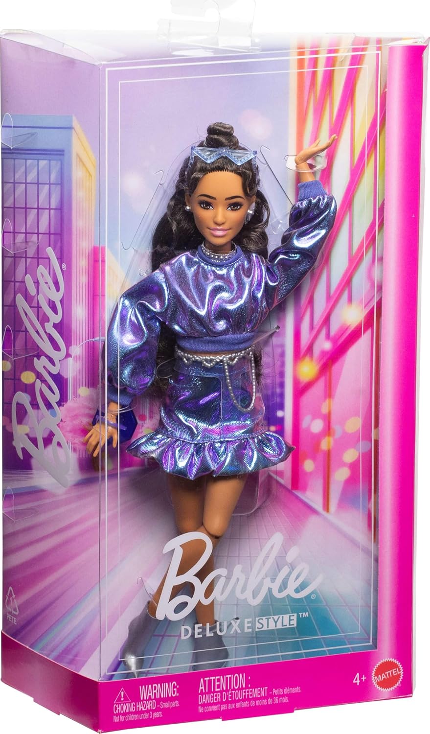 Mattel Barbie - Deluxe Style Metallic Blue JFP42 Mattel Barbie - Deluxe Style Metallic Blue JFP42