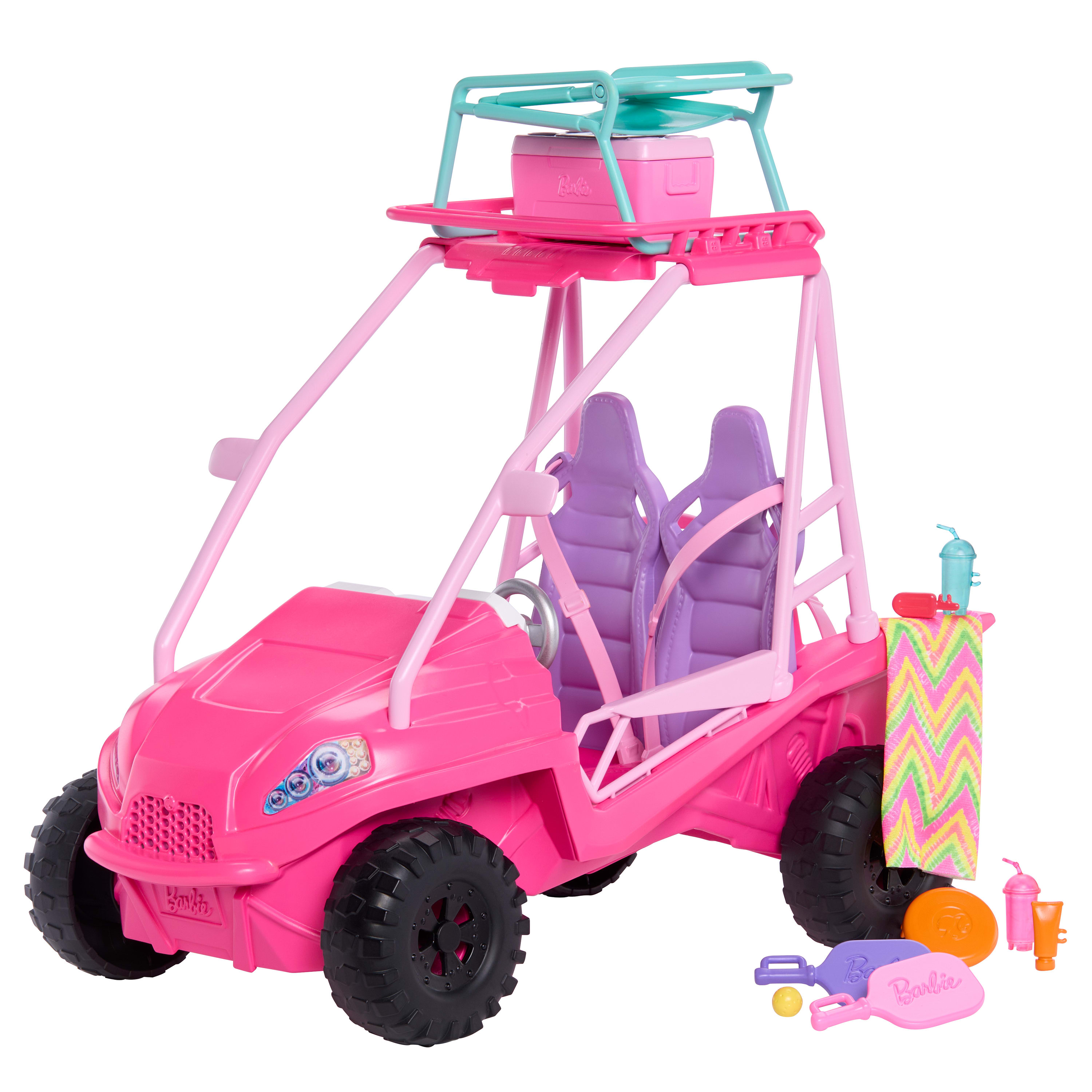 Mattel Barbie - Barbie Mysteries, Beach Detectives, Ultimate Beach Buggy JFV68