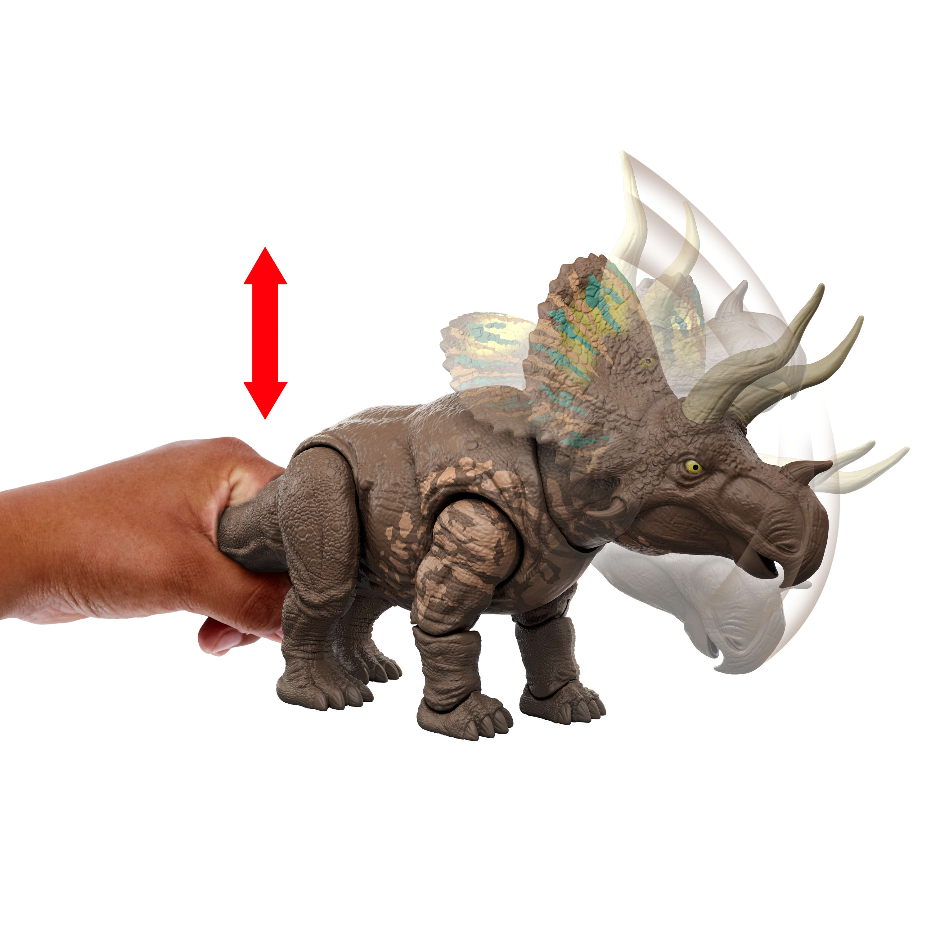 Mattel Jurassic World - Rebirth Gigantic Thrashers, Eotriceratops JGB93 (JGB92) Mattel Jurassic World - Rebirth Gigantic Thrashers, Eotriceratops JGB93 (JGB92)
