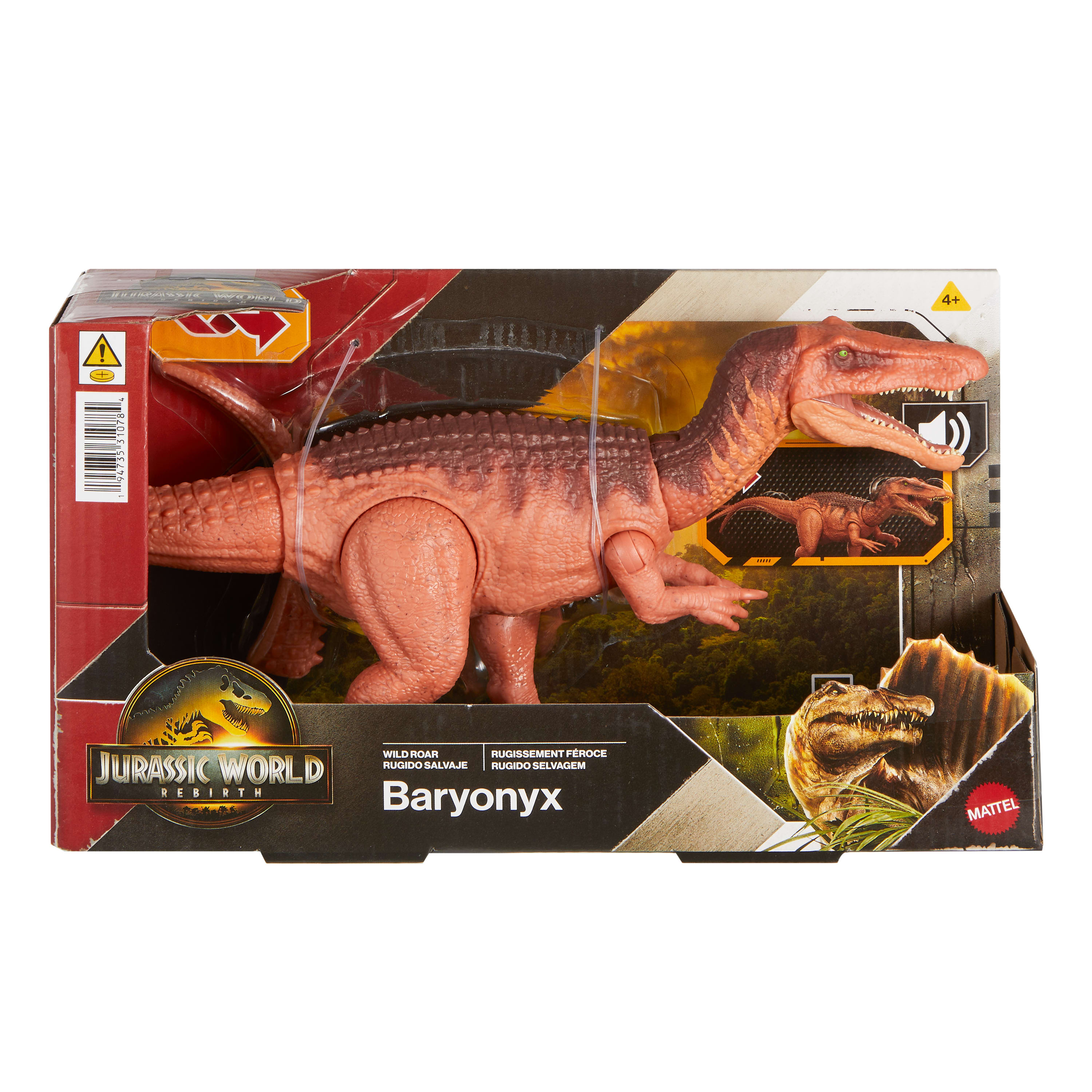 Mattel Jurassic World - Rebirth Wild Road, Baryonyx JGC79 (JGB87) Mattel Jurassic World - Rebirth Wild Road, Baryonyx JGC79 (JGB87)