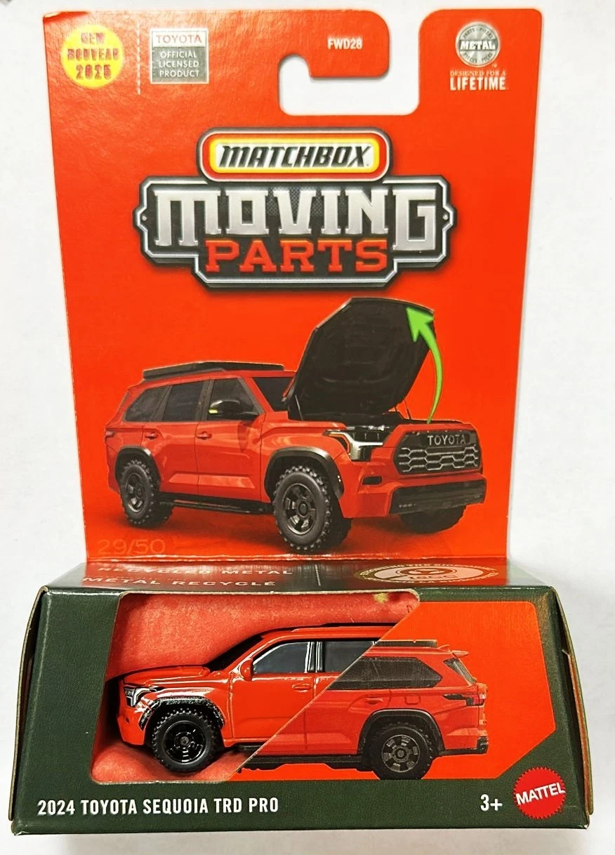 Mattel Matchbox - Moving Parts, 2024 Toyota Sequoia TRD Pro JGV33 (FWD28)