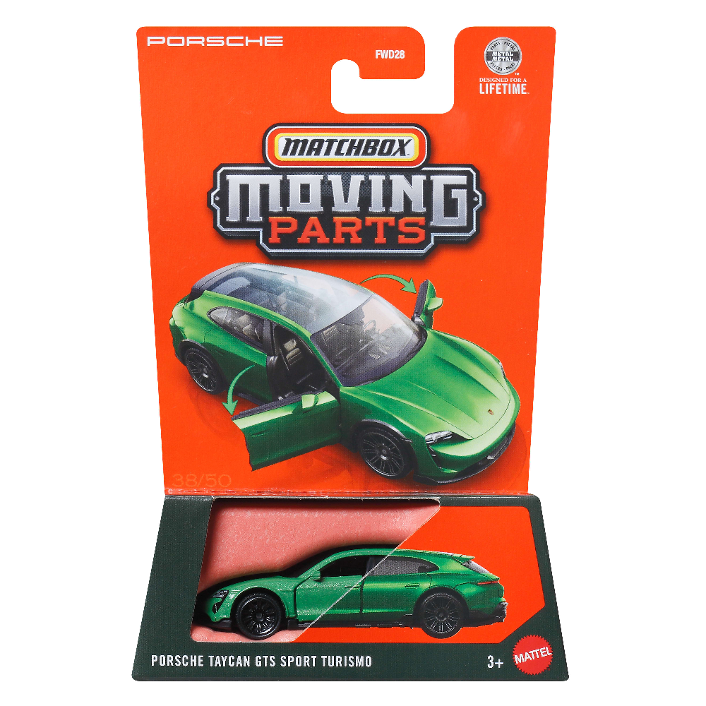 Mattel Matchbox - Moving Parts, Porsche Taycan GTS Sport Turismo JHV45 (FWD28)