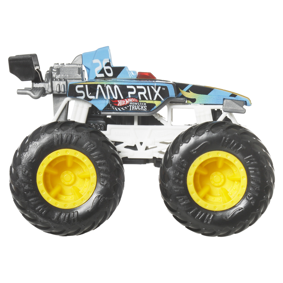 Mattel Hot Wheels - Monster Trucks, Slam Prix Vs Dodge Charger JHY87 (FYJ64)