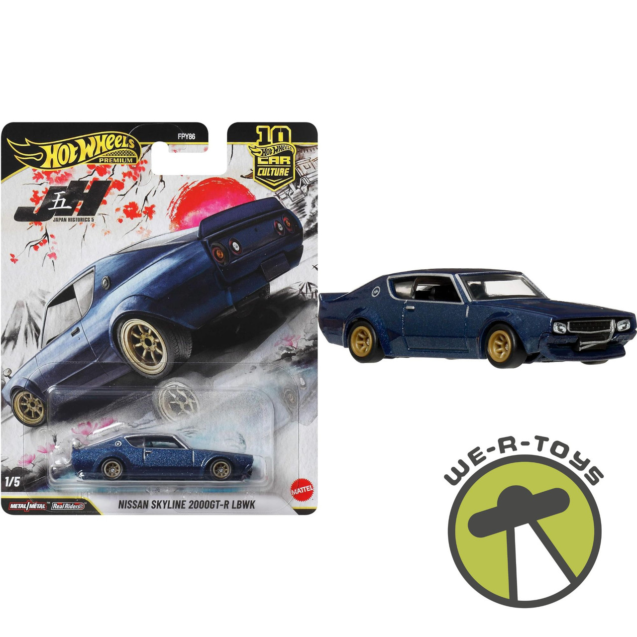Mattel Hot Wheels – Car Culture Series, Aγωνιστικό Nissan Skyline 2000GT-R LBWK JKF11 (FPY86)