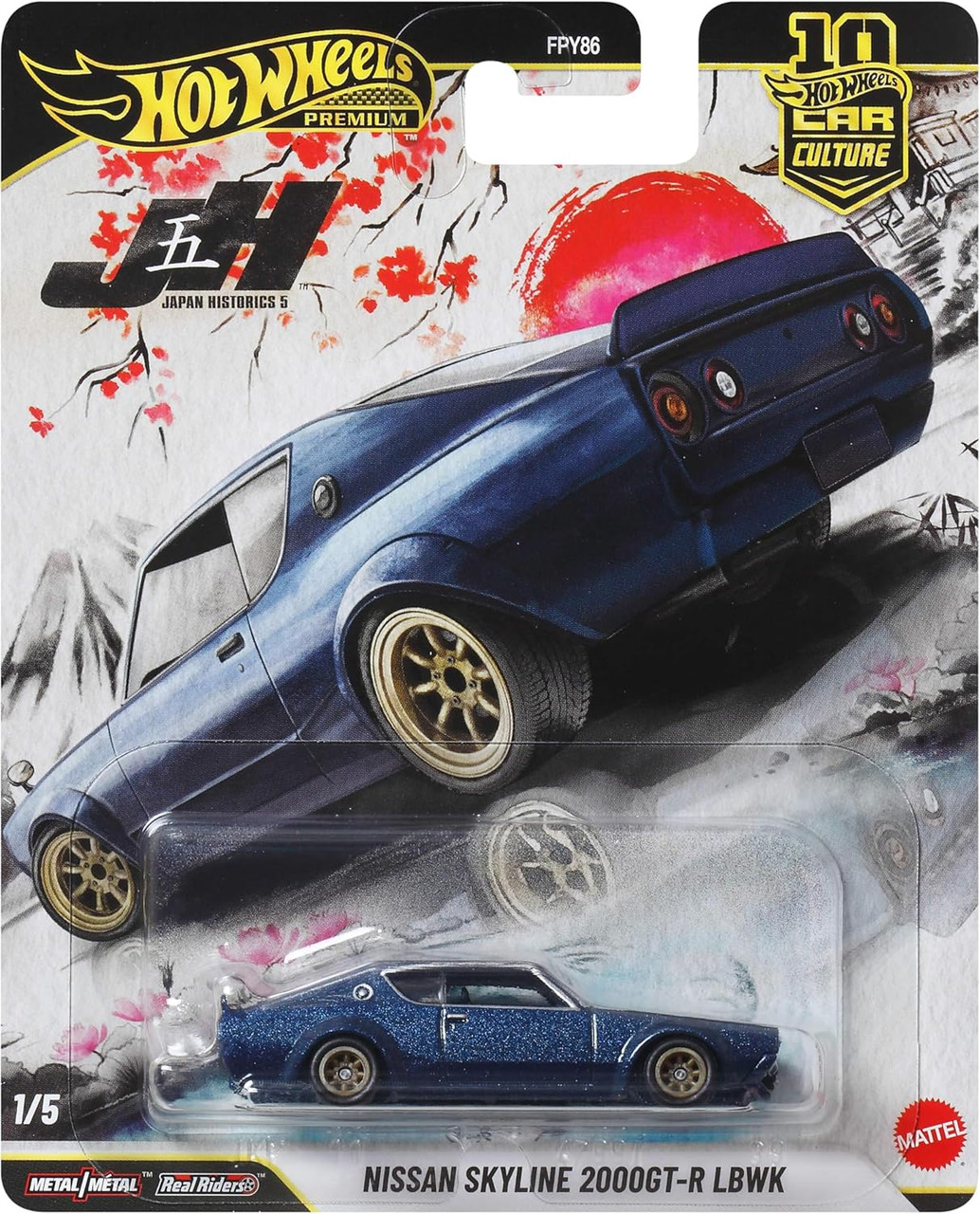 Mattel Hot Wheels – Car Culture Series, Aγωνιστικό Nissan Skyline 2000GT-R LBWK JKF11 (FPY86)