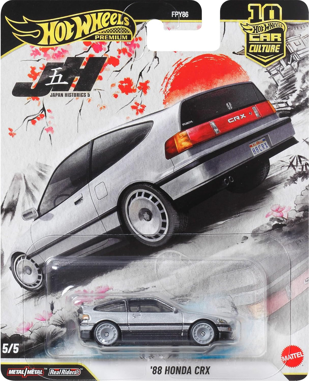 Mattel Hot Wheels – Car Culture Series, Japan Historics Αγωνιστικό '88 Honda CRX JKF13 (FPY86)