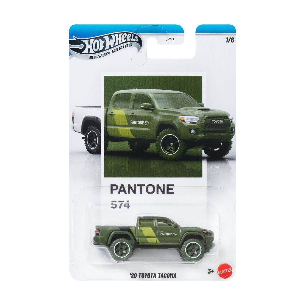 Mattel Hot Wheels - Silver Series, Pantone (574),  '20 Toyota Tacoma (1/6) JKY57 (JKY47)