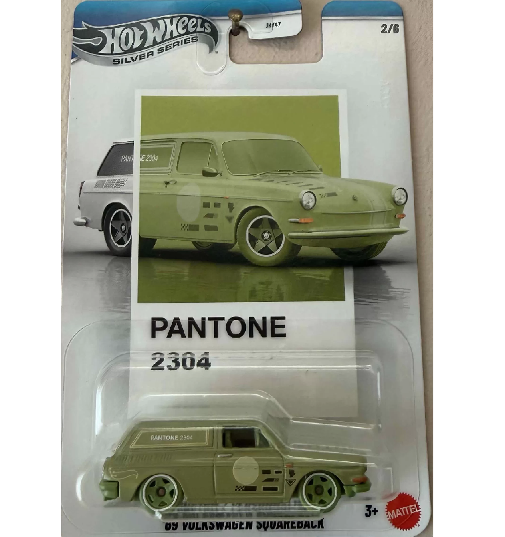 Mattel Hot Wheels - Silver Series, Pantone 2304 , Custom '69 Volkswagen Squareback (2/6) JKY60 (JKY47)